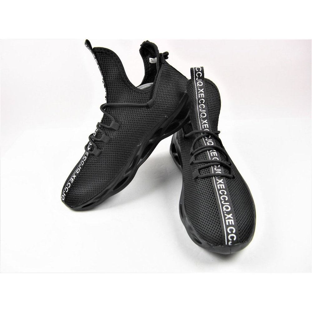Fashion Casual Men's Sneakers Running Black Athletic Shoes Size 10